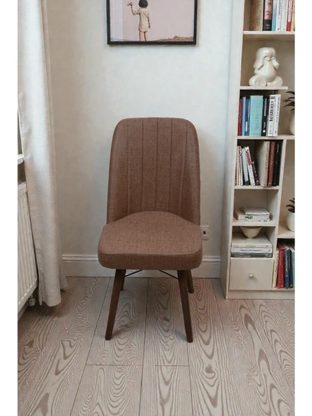 Baresmu Hasa 1 Adet Sandalye – Ahşap Ayaklı, Ergonomik, Rahat Oturumlu Modern Mutfak ve Yemek Sandalyesi ürün görseli 1