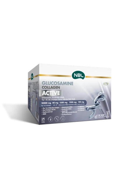 NBL GLUCOSAMINE COLLAGEN ACTIVE 30 SACHETS ürün görseli 1