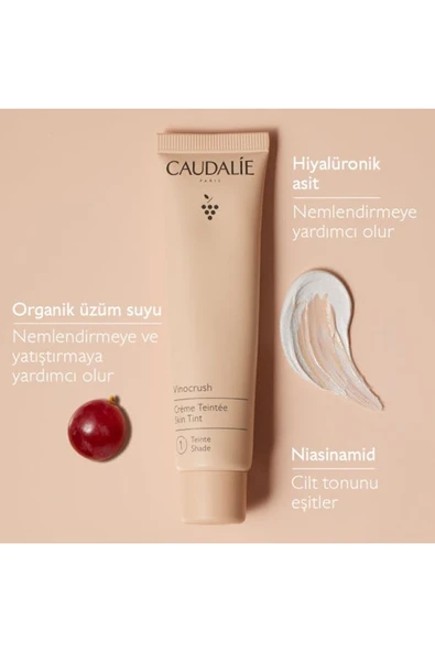 CAUDALIE VINOCRUSH SKIN TINT NO 1 - Resim 2