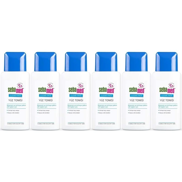 Sebamed Clear Face Yüz Temizleyici Toniği 200ML (6 Lı Set) ürün görseli 1