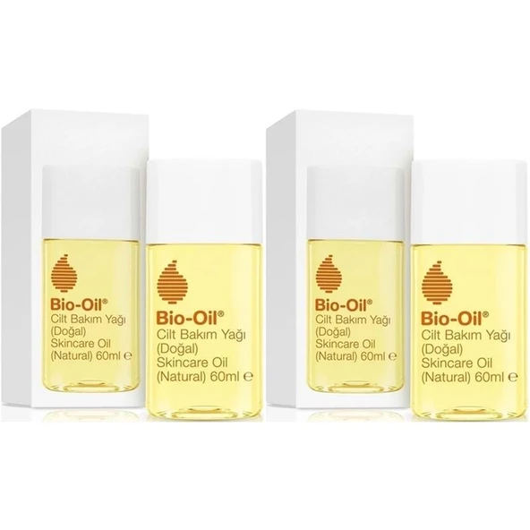 Bio-Oil %100 Natural Çatlak Karşıtı & Leke Karşıtı Nemlendirici Doğal Cilt Bakım Yağı 60ML (2Li Set) ürün görseli 1