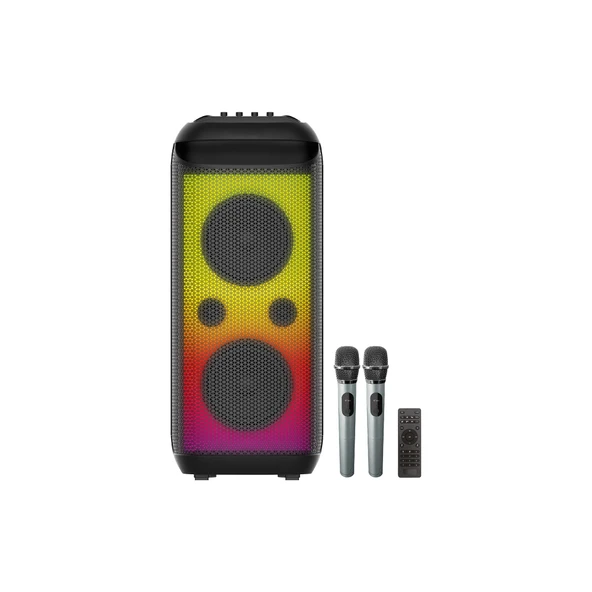 90W Su Geçirmez Ultra Güçlü Stereo Bluetooth Speaker Taşınabilir RGB Işıklı Karaoke Ses Bombası ürün görseli 1