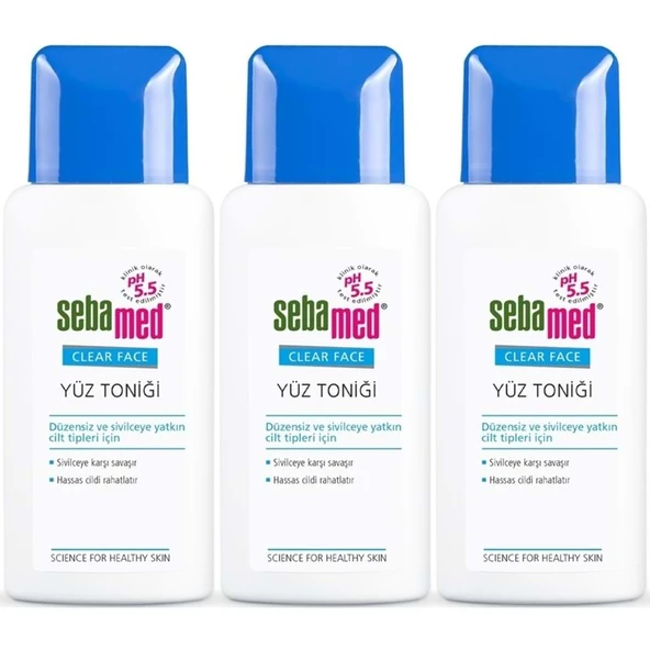 Sebamed Clear Face Yüz Temizleyici Toniği 200ML (3 Lü Set) ürün görseli 1