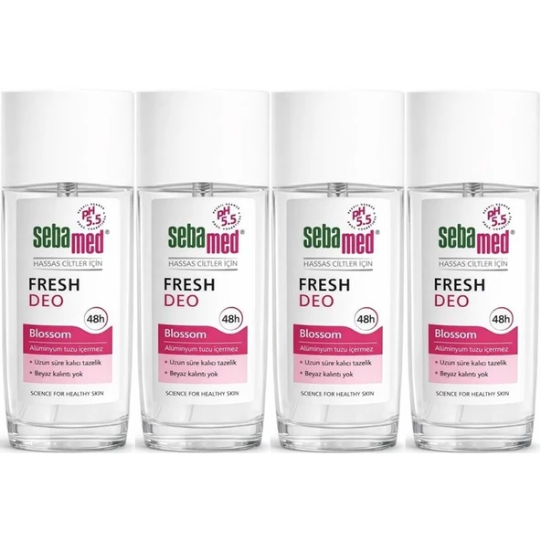 Sebamed Deodorant Sprey 75 ML Fresh Blossom (4 Lü Set) ürün görseli 1
