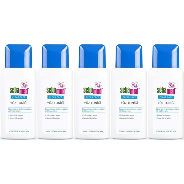 Sebamed Clear Face Yüz Temizleyici Toniği 200ML (5 Li Set) ürün görseli 1