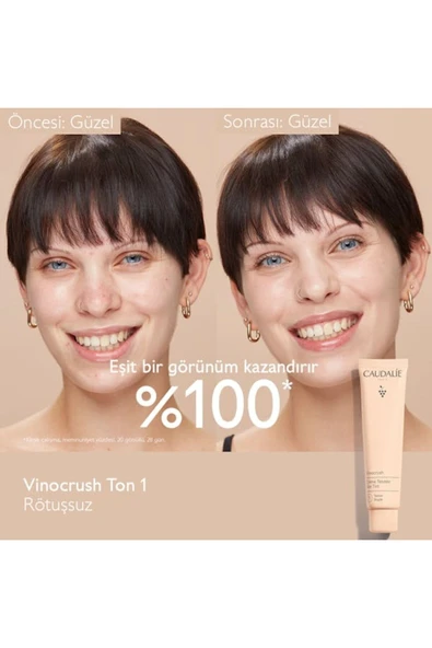 CAUDALIE VINOCRUSH SKIN TINT NO 1 - Resim 3