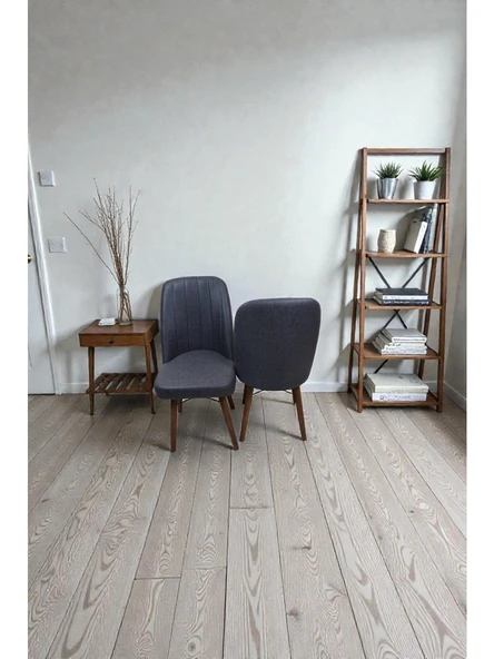 Baresmu Hasa 2 Adet Sandalye – Ahşap Ayaklı, Ergonomik, Rahat Oturumlu Modern Mutfak ve Yemek Sandalyesi ürün görseli 1