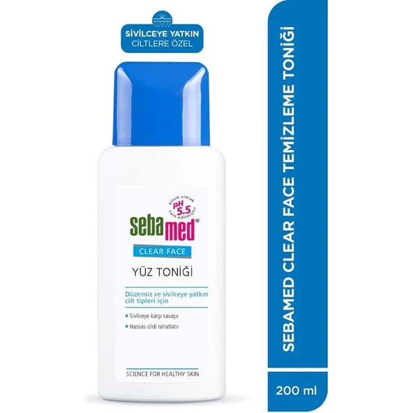 Sebamed Clear Face Yüz Temizleyici Toniği 200ML ürün görseli 1