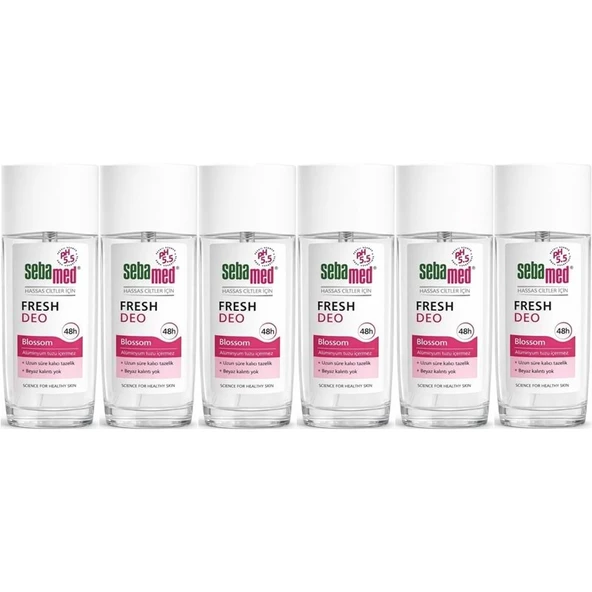 Sebamed Deodorant Sprey 75 ML Fresh Blossom (6 Lı Set) ürün görseli 1