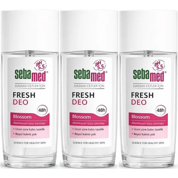 Sebamed Deodorant Sprey 75 ML Fresh Blossom (3 Lü Set) ürün görseli 1