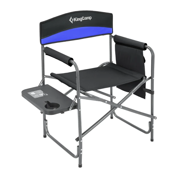 KingCamp Ash Comfort Katlanır Kamp Sandalyesi Blue ürün görseli 1
