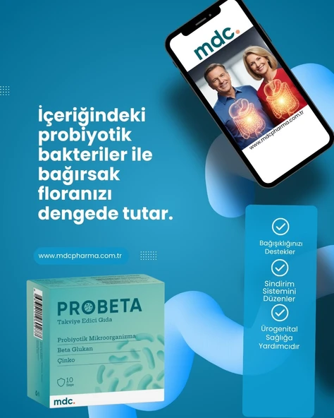 MDC PROBETA Probiyotik 10 Saşe ürün görseli 1