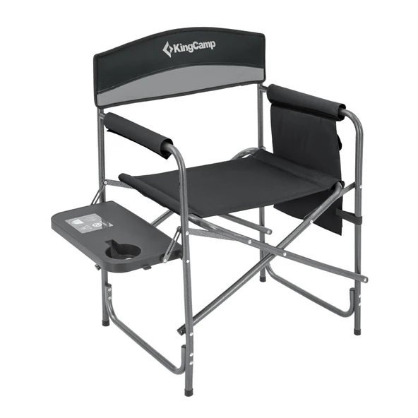 KingCamp Ash Comfort Katlanır Kamp Sandalyesi Grey ürün görseli 1