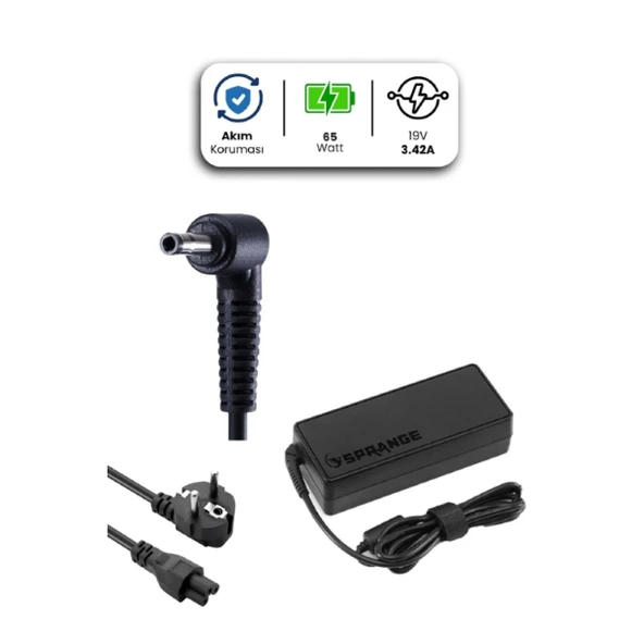 19V 3.42A 4.0 * 1.35mm 65W CASPER İçin Laptop Adaptör ürün görseli 1