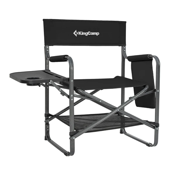 KingCamp Ash Compact Katlanır Kamp Sandalyesi Black ürün görseli 1