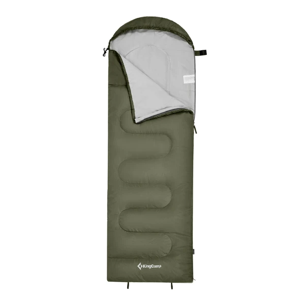 KingCamp Oasis 250 Ultralight Uyku Tulumu Olive Sol F. ürün görseli 1