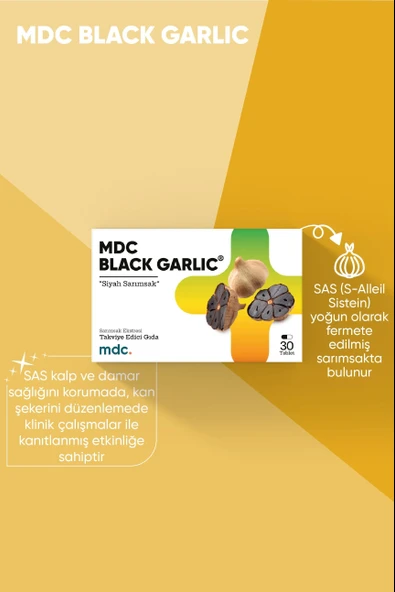 MDC Black Garlic (SİYAH SARIMSAK) 30 Tablet - Resim 2