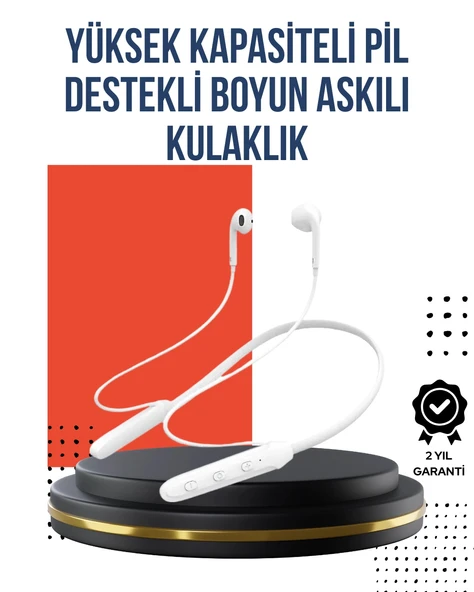 Uzun Süre Dayanıklı Manyetik Başlıklı Bluetooth Kulaklık P199200S7540 ürün görseli 1
