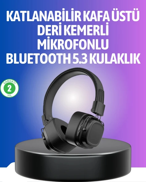 Uzun Süreli Rahat Kullanım İçin Kablosuz Bluetooth Kulaklık P198927S7439 ürün görseli 1