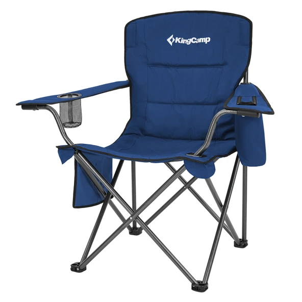 KingCamp Lotus XL Cool Ice Ultra Konforlu & Takviyeli Kamp Sandalyesi Blue ürün görseli 1