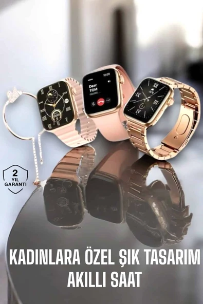 Akıllı Saat Kadınlara Uyku Takibi Yapabilen Bileklik Hediyeli ürün görseli 1