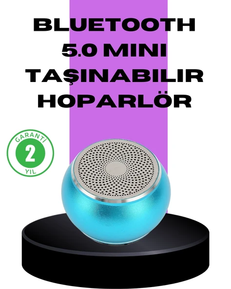 Taşınabilir Mini Bluetooth Hoparlör 9M Menzil Dahili Mikrofon ürün görseli 1