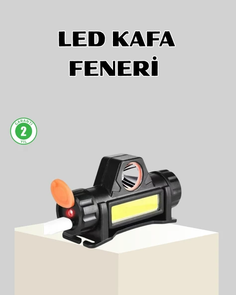 Kamp Doğa İçin Şarjlı Led Baş Feneri – Mıknatıslı, Su Geçirmez ürün görseli 1