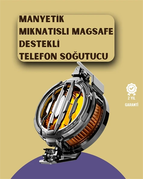 Oyunlar İçin Serinletici Telefon Fanı | Sessiz Çalışma | Geniş Kıskaçlı Tasarım ürün görseli 1