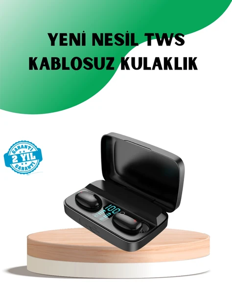 Yüksek Ses Kaliteli A10s TWS Bluetooth 5.0 Kablosuz Kulaklık P199868S8364 ürün görseli 1