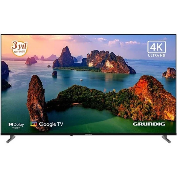 Grundig 65GKU750 65'' 165 Ekran Uydu Alıcılı 4K Ultra HD Smart Google TV ürün görseli 1