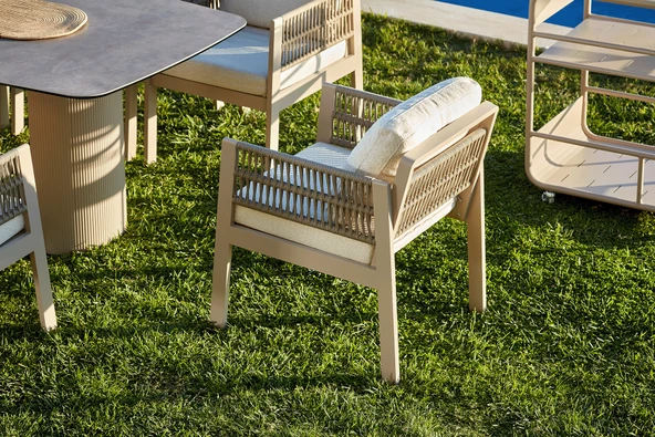 Toscana Seramik Tablalı Masa Takımı - Resim 2