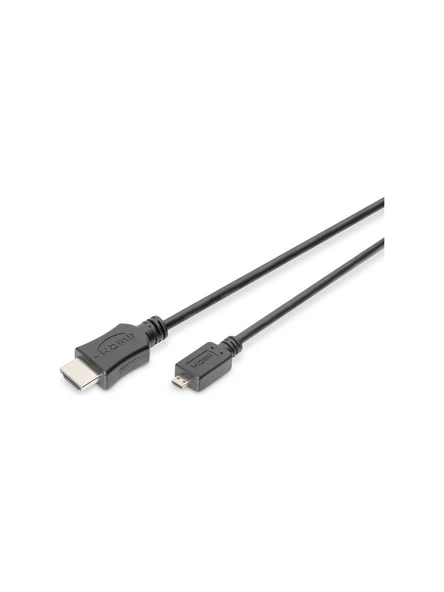 Digitus AK-330109-010-S Micro HDMI To HDMI (1m) ürün görseli 1