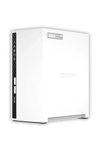 Qnap TS-233-2GB ARM QC 2 GB RAM- 2-diskli Nas Server (Disksiz) ürün görseli 1