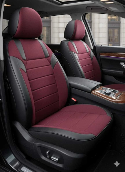 Monza Bordo Serisi Bmw 5 Koltuk Kılıfı TAM SET ürün görseli 1