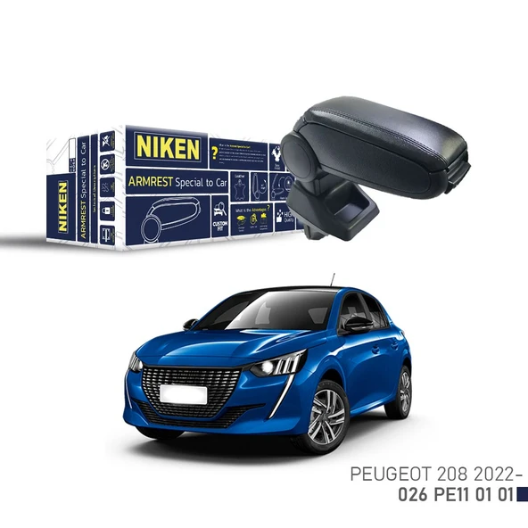 Peugeot 208 Araca Özel Kol Dayama Kolçak 2022 sonrası Niken ürün görseli 1