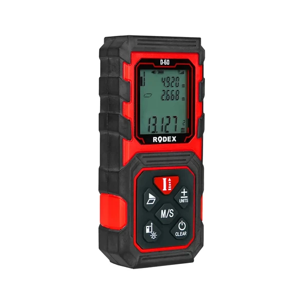 Rodex Lazerli Mesafe Ölçer (Lazermetre) 100 Metre ürün görseli 1