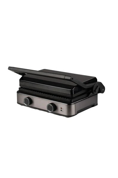 Leggno Gourmet Pro XL Grill & Tost Makinesi 2150W Füme ürün görseli 1