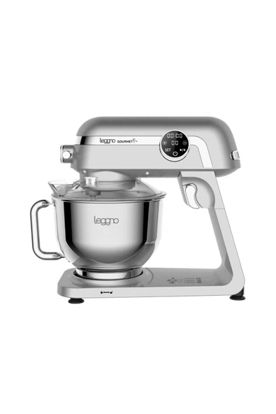 Leggno Gourmet Pro Stand Mikser Gümüş Gri ürün görseli 1