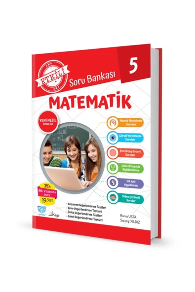 Gendaş 5.Sınıf Matematik Soru Bankası ürün görseli 1