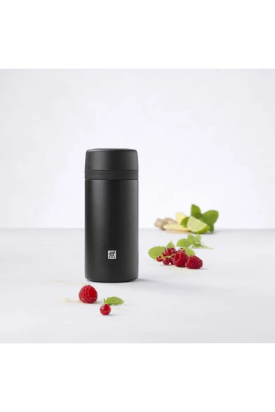 ZWILLING Süzgeçli Termos 0.42 L Siyah - Resim 6