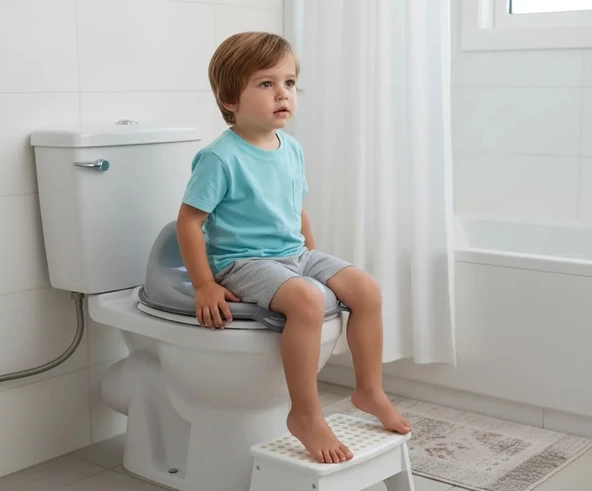 Babyjem Soft Kaymaz Klozet Adaptörü New Soft Gri ürün görseli 1