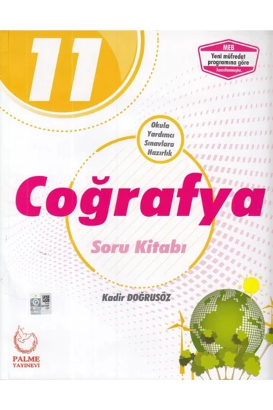 Palme 11.Sınıf Coğrafya Soru Bankası ürün görseli 1