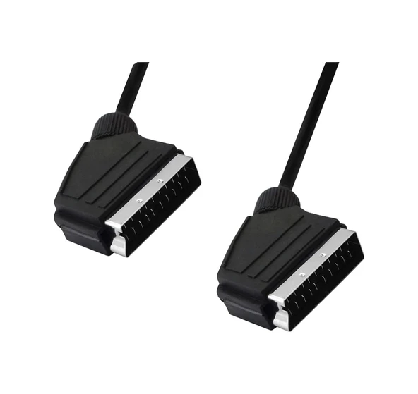 Poşetli 1.2 Metre 7mm Scart Scart Kablo 4989 ürün görseli 1