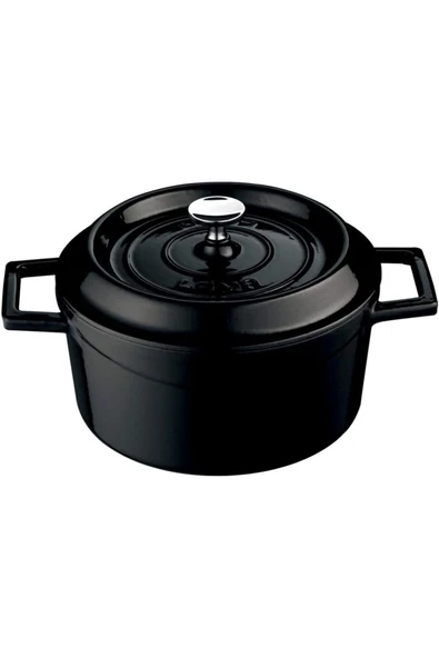 Store Lava Döküm Yuvarlak Tencere, y, 28 cm, 6.71 L Hacim, Siyah ürün görseli 1