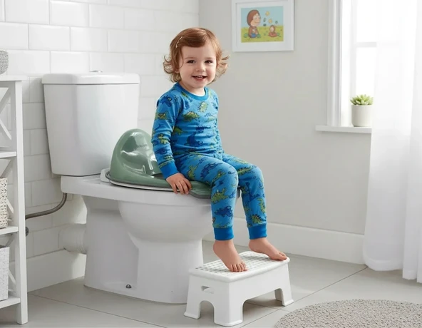 Babyjem Soft Kaymaz Klozet Adaptörü New Soft Yeşil ürün görseli 1