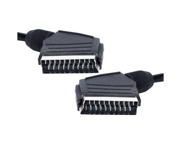 Scart 1.2 Metre 8MM Tırnaklı Tv Scart Kablo ürün görseli 1