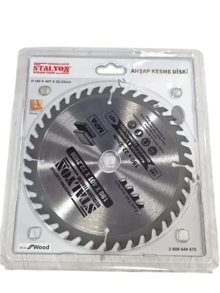 Stalyon Ahşap Kesme Diski 180mm KD-003 Ahşap, Metal   Kesimi için Yüksek Performanslı Kesici Disk - 1 Adet ürün görseli 1