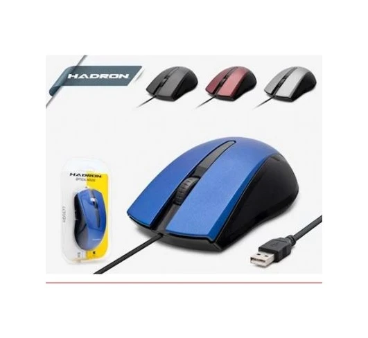 Hadron HD5677 Kablolu Mouse Kırmızı - Siyah ürün görseli 1