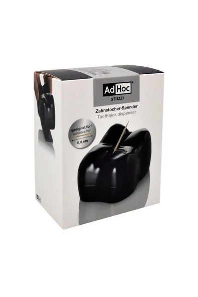 ADHOC Stuzzi Kürdanlık Set Siyah - Resim 4