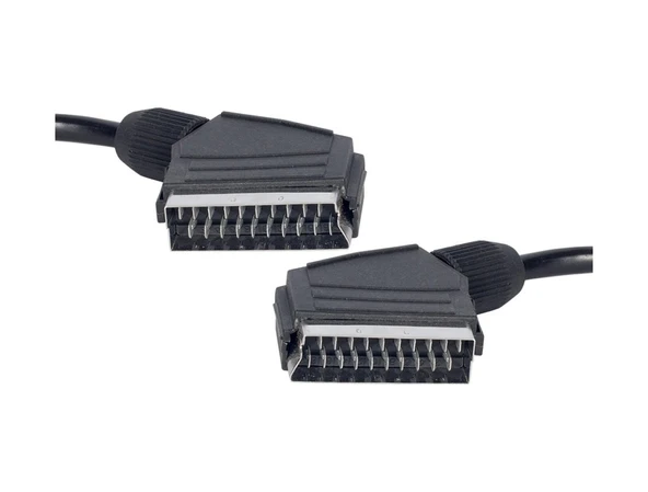 Scart Scart Kablo Standart 9 Mm 1.3 Metre Poşetli K0 ürün görseli 1